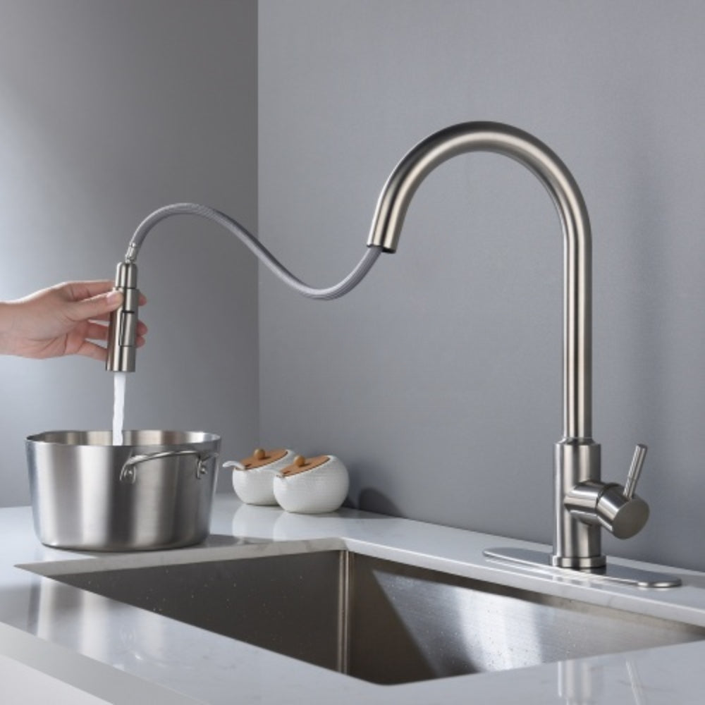 Touch Kitchen Faucet with Pull Down Sprayer