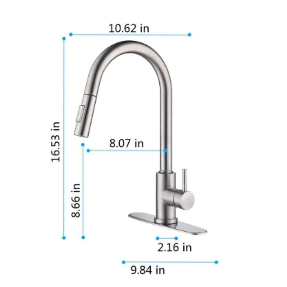 Touch Kitchen Faucet with Pull Down Sprayer
