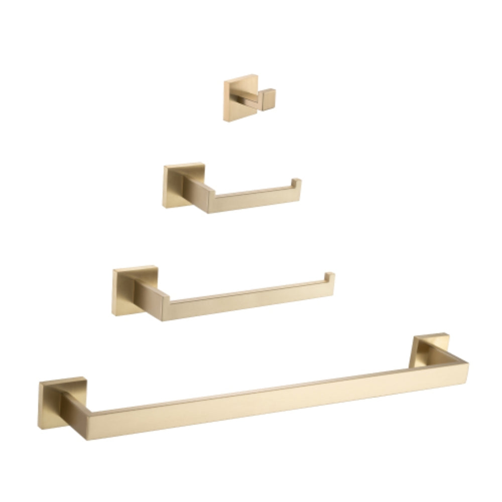 Gold Complete Bathroom Hardware Set Enhance Your Bathroom Decor