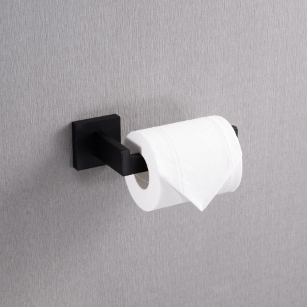 Matte Black Complete Bathroom Hardware Set Enhance Your Bathroom Decor