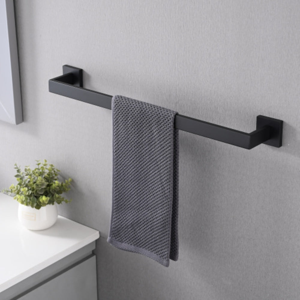 Matte Black Complete Bathroom Hardware Set Enhance Your Bathroom Decor