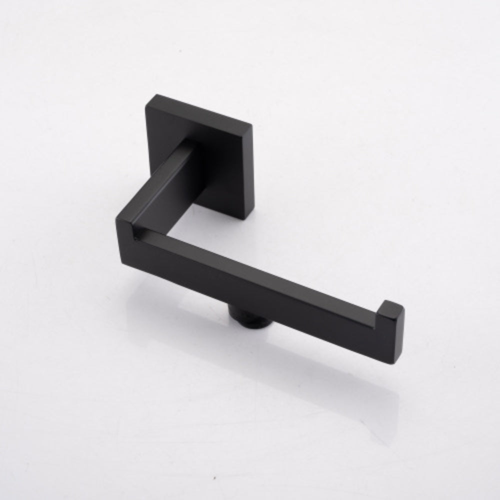 Matte Black Complete Bathroom Hardware Set Enhance Your Bathroom Decor