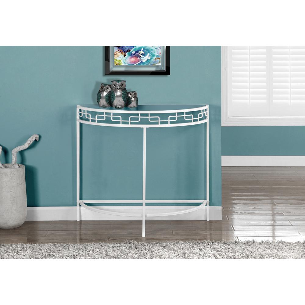 Accent Table, Console, Entryway, Narrow, Sofa, Living Room, Bedroom, Clear
