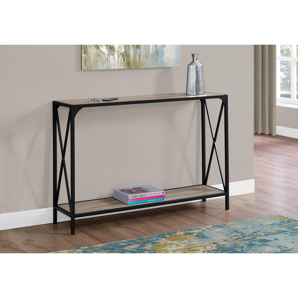 Accent Table, Console, Entryway, Narrow, Sofa, Living Room, Bedroom, Brown
