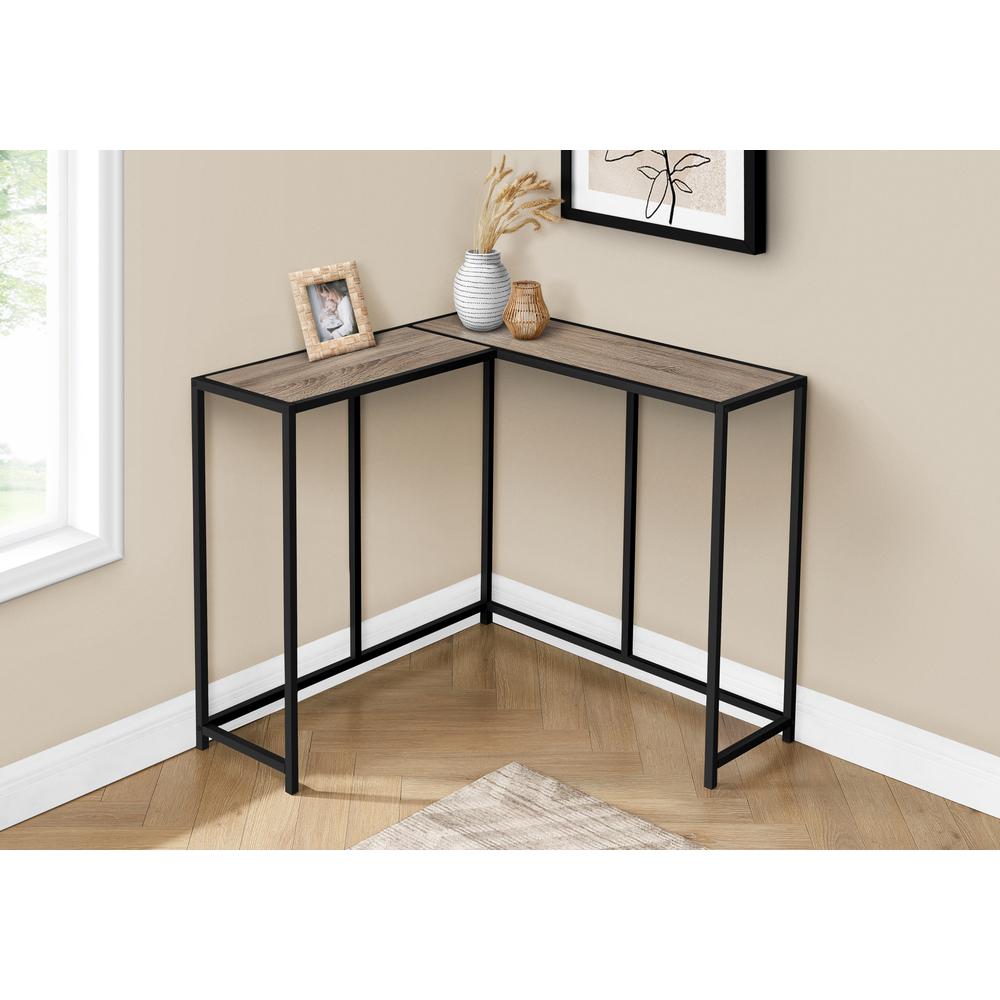 Accent Table, Console, Entryway, Narrow, Corner, Living Room, Bedroom, Brown