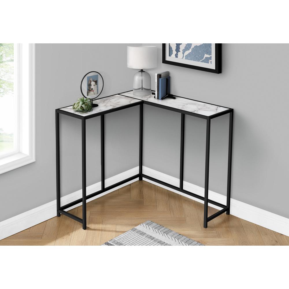 Accent Table, Console, Entryway, Narrow, Corner, Living Room, Bedroom, White