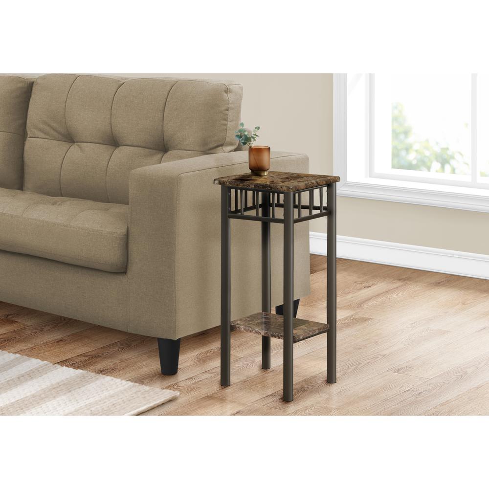 Accent Table, Side, End, Plant Stand, Square, Living Room, Bedroom