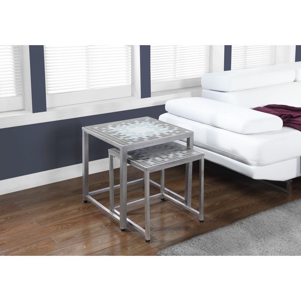Nesting Table, Set Of 2, Side, End,