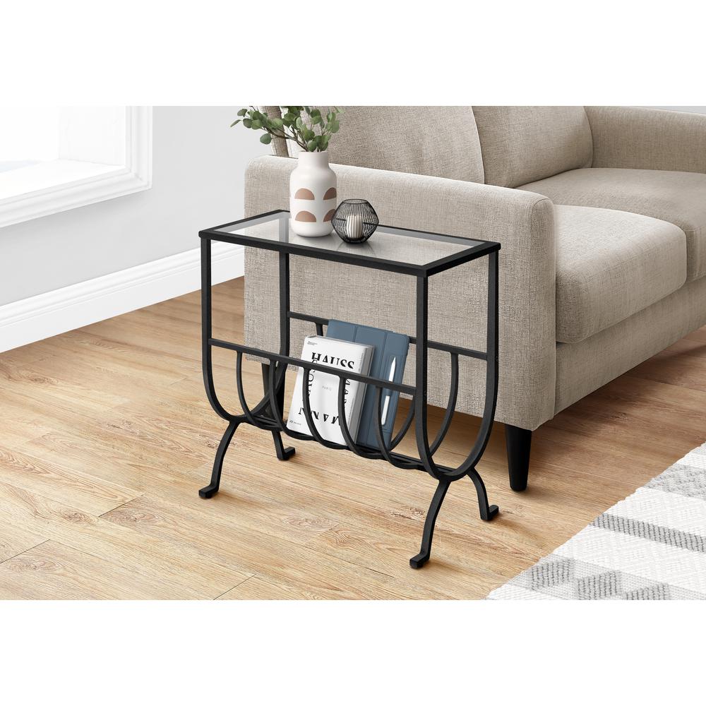 Accent Table, Side, End, Magazine, Nightstand, Narrow, Living Room