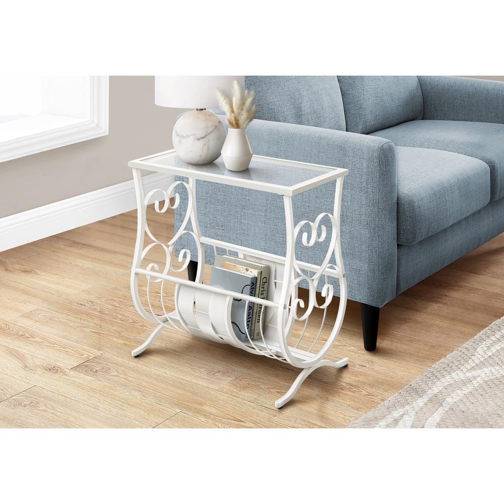Accent Table, Side, End, Magazine, Nightstand, Narrow, Living Room