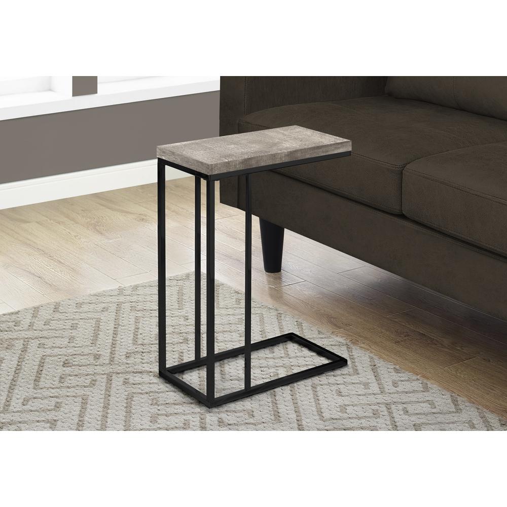 Accent Table, C-shaped, End, Side, Snack, Living Room, Bedroom
