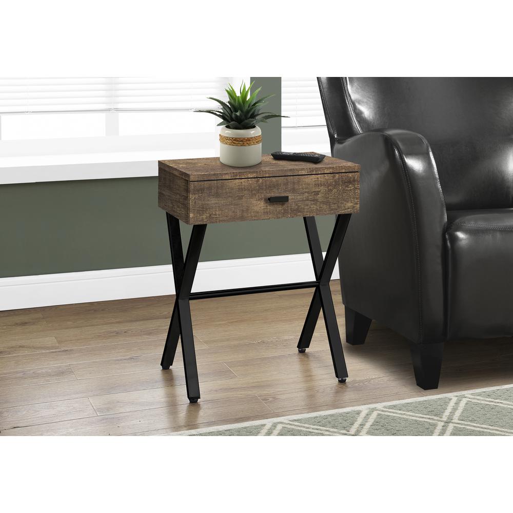 Accent Table, Side, End, Nightstand, Lamp, Storage Drawer, Living Room