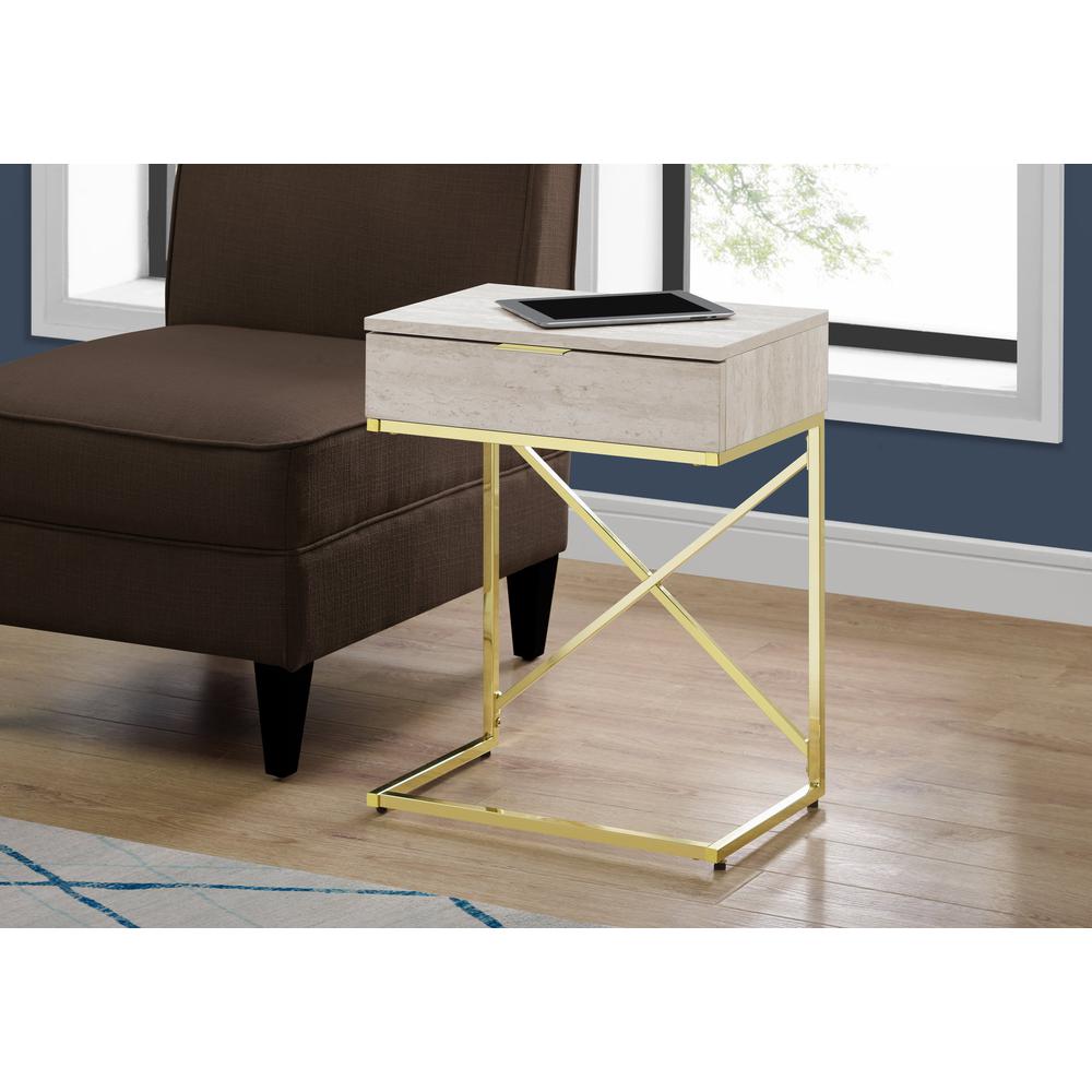 Accent Table, Side, End, Nightstand, Lamp, Storage Drawer, Living Room, Bedroom