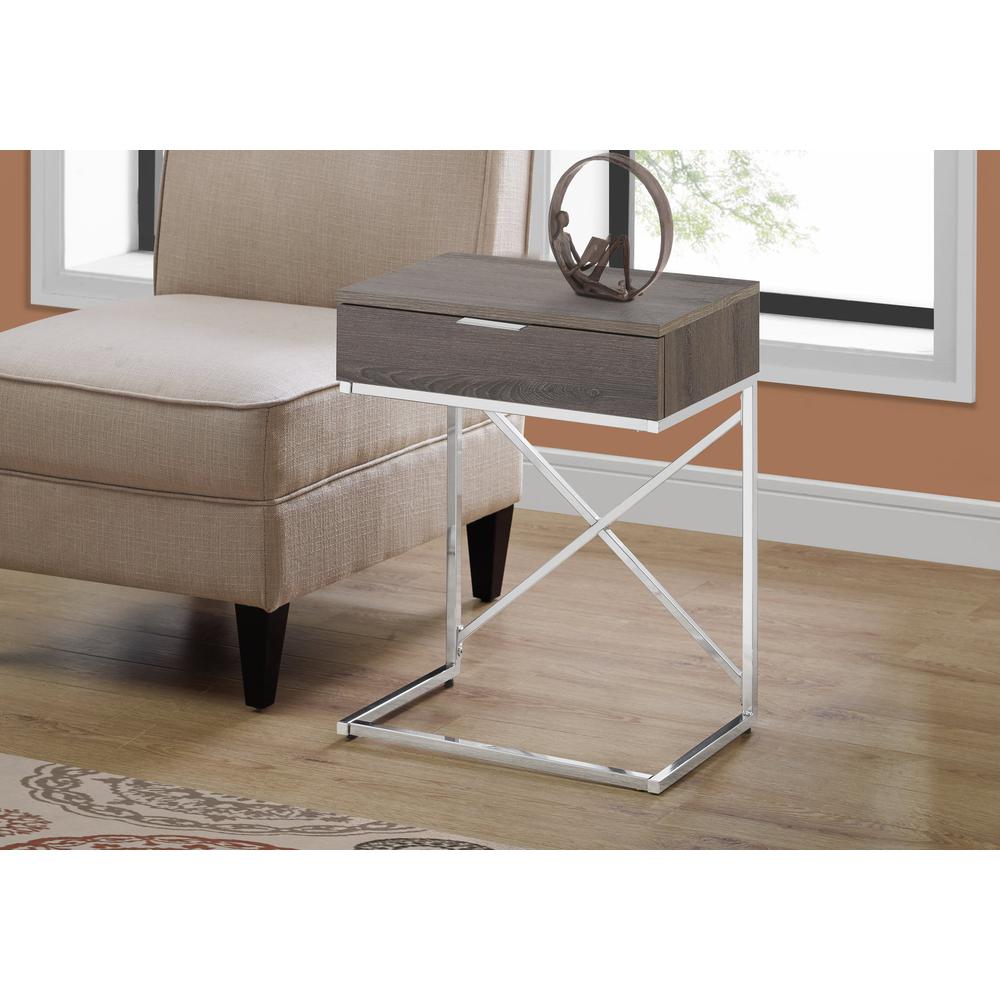 Accent Table, Side, End, Nightstand, Lamp, Storage Drawer, Living Room, Bedroom