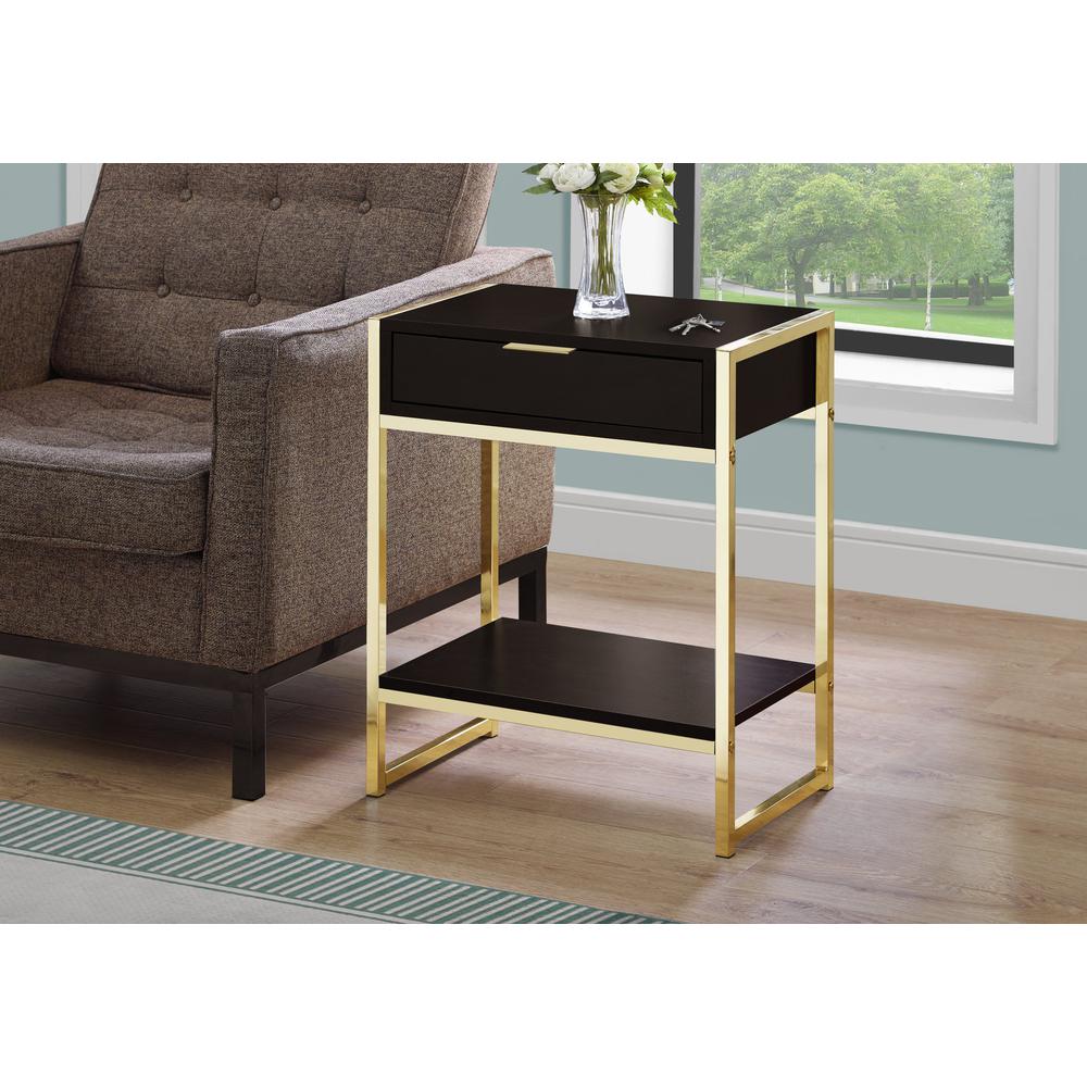 Accent Table, Side, End, Nightstand, Lamp, Storage Drawer, Living Room, Bedroom