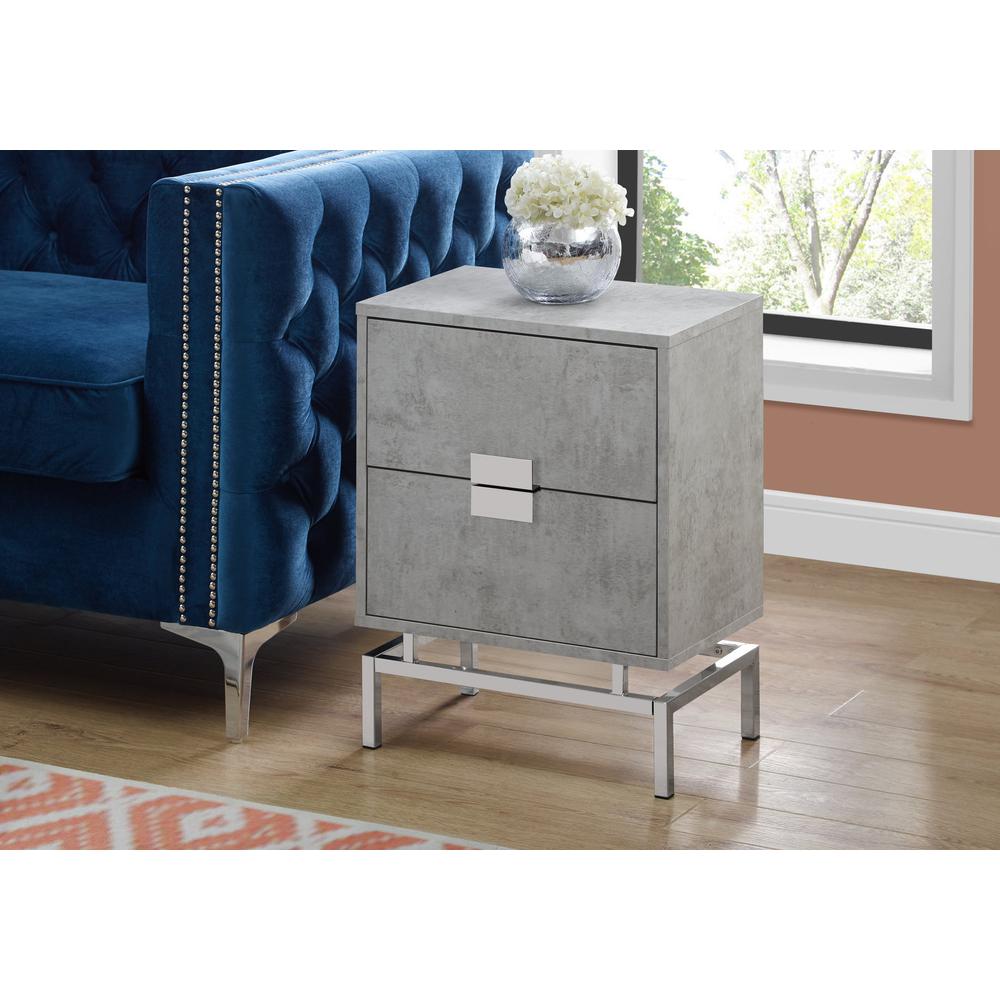 Accent Table, Side, End, Nightstand, Lamp, Storage Drawer, Living Room, Bedroom