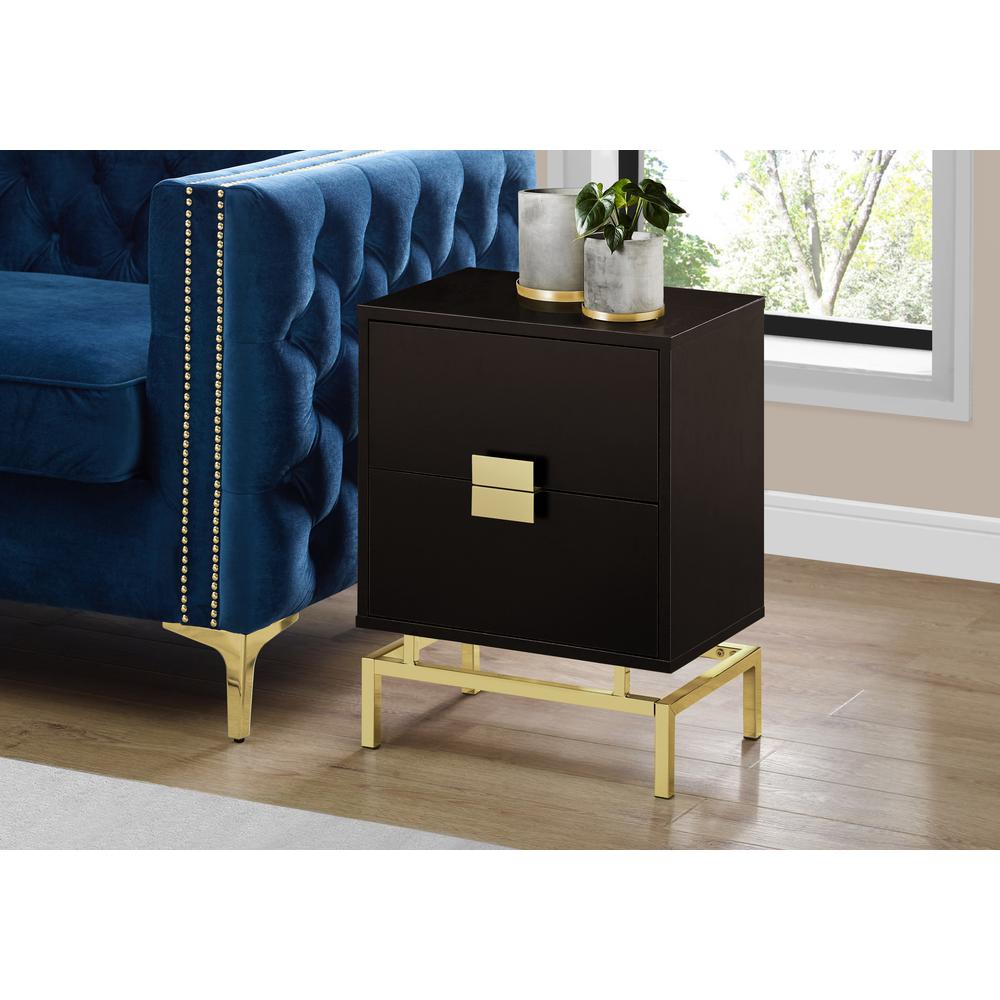 Accent Table, Side, End, Nightstand, Lamp, Storage Drawer, Living Room, Bedroom