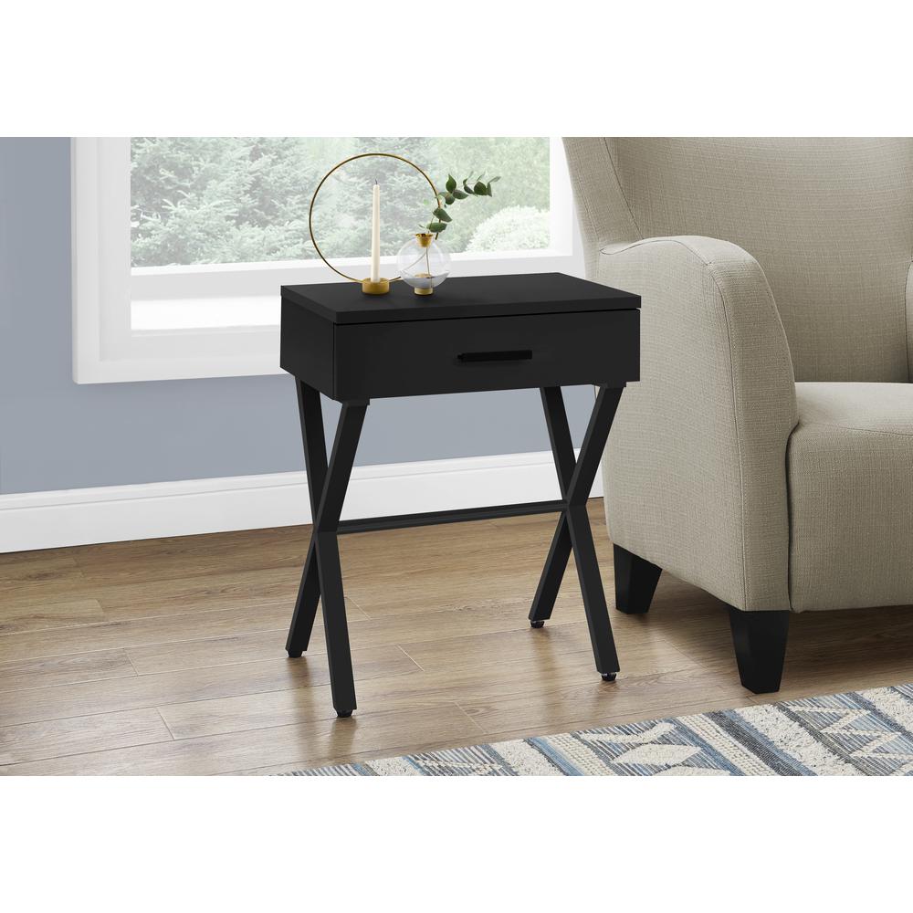 Accent Table, Side, End, Nightstand, Lamp, Storage Drawer, Living Room