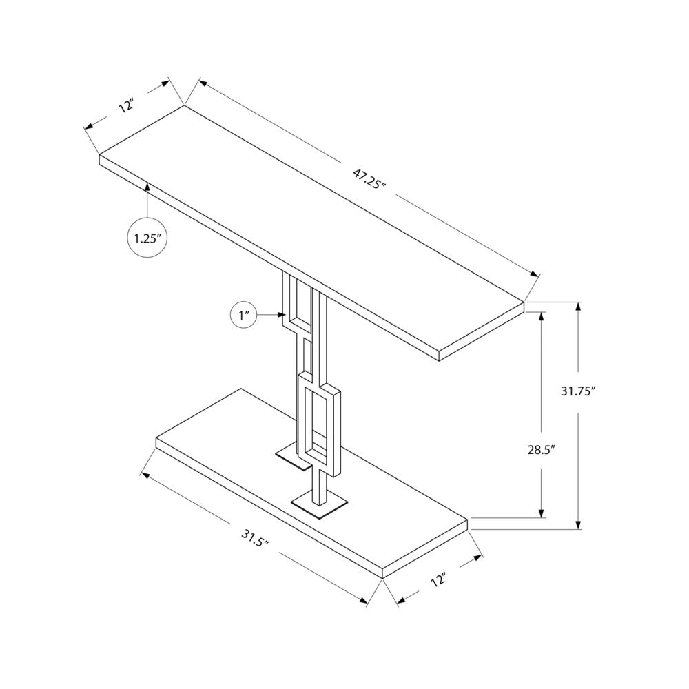 Accent Table, Console, Entryway, Narrow, Sofa, Living Room, Bedroom