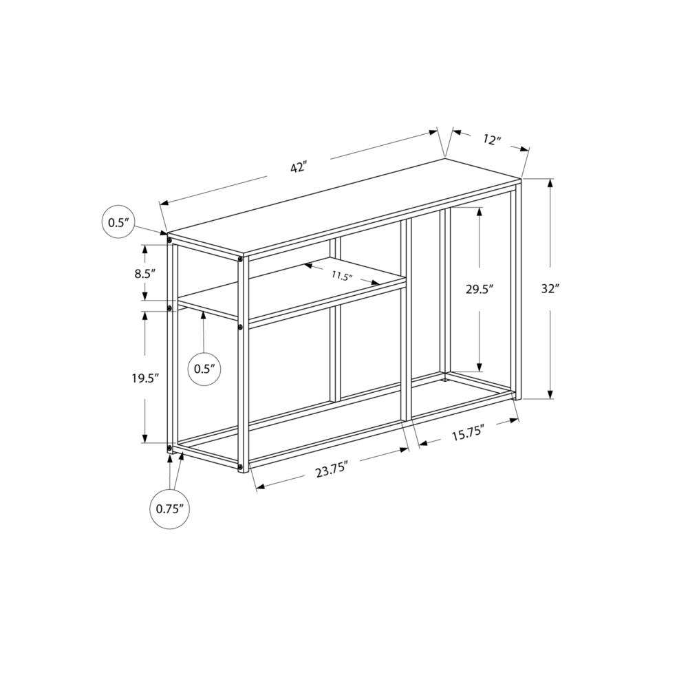Accent Table, Console, Entryway, Narrow, Sofa, Living Room, Bedroom