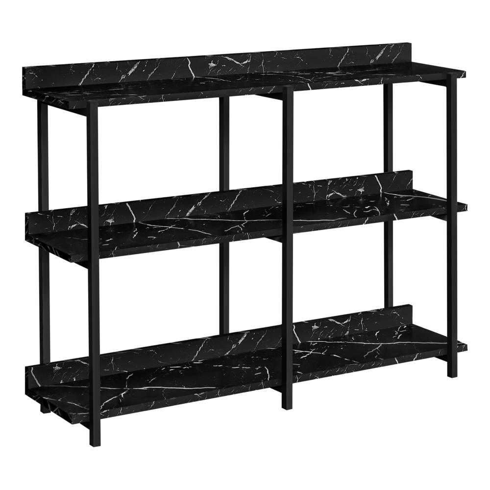 Accent Table, Console, Entryway, Narrow, Sofa, Living Room, Bedroom, Black