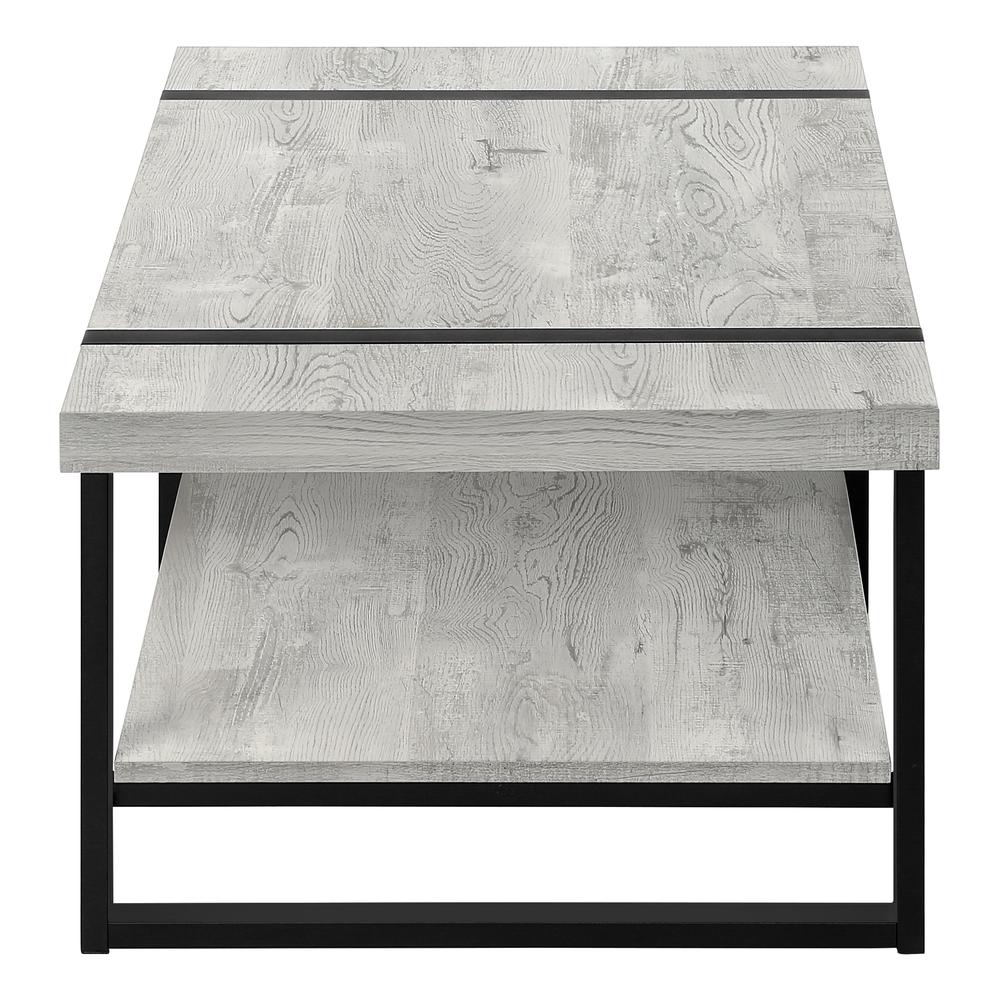 Coffee Table, Accent, Cocktail, Rectangular, Living Room, 48L, Grey Laminate