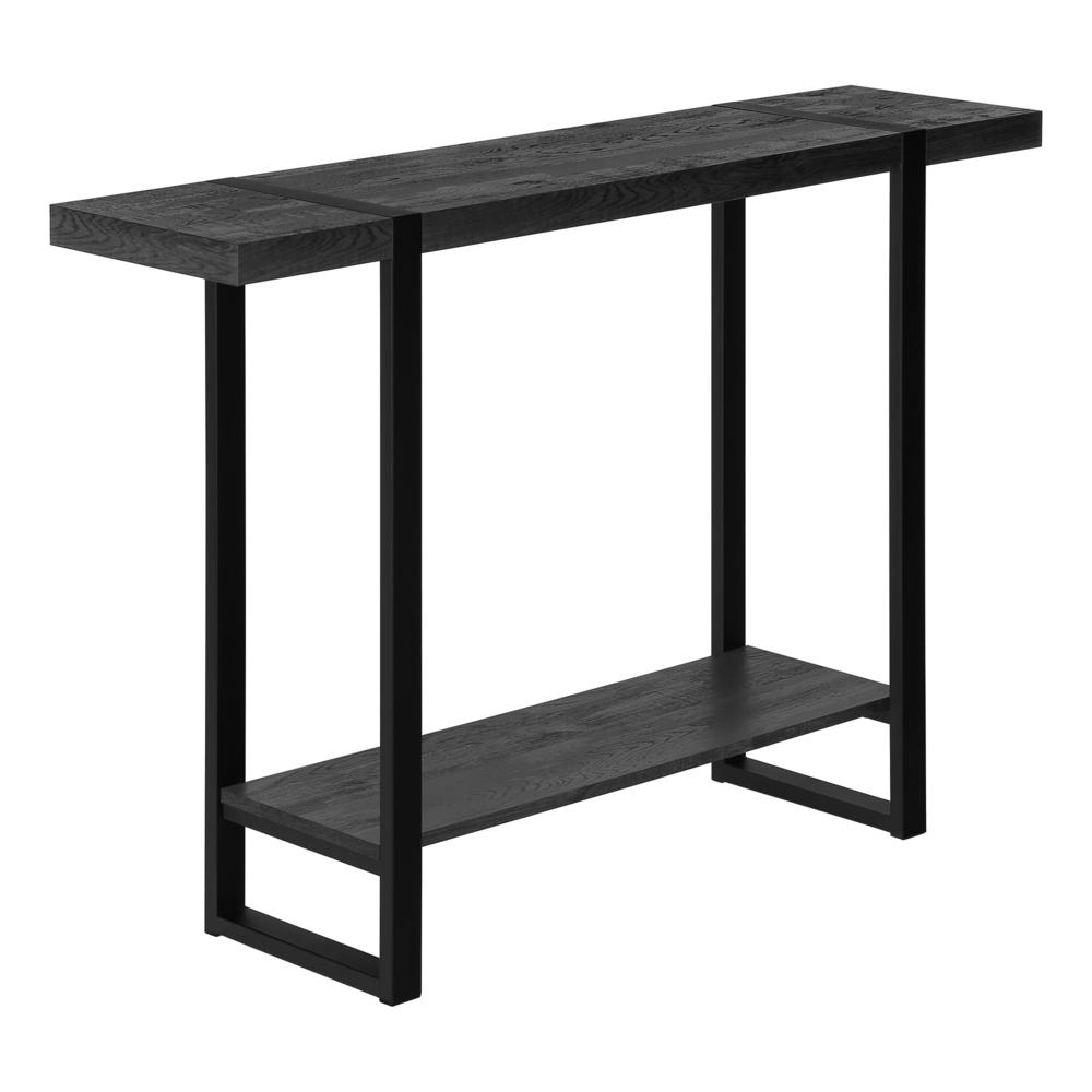 Accent Table, Console, Entryway, Narrow, Sofa, Living Room, Bedroom, Black