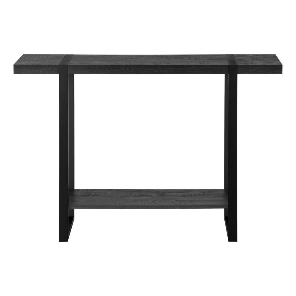 Accent Table, Console, Entryway, Narrow, Sofa, Living Room, Bedroom, Black