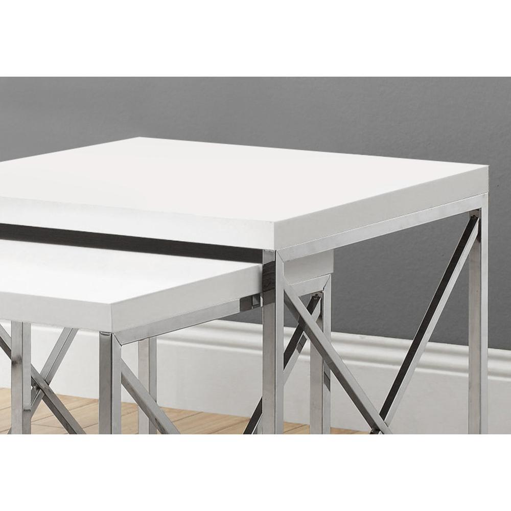 Nesting Table, Set Of 2, Side, End,
