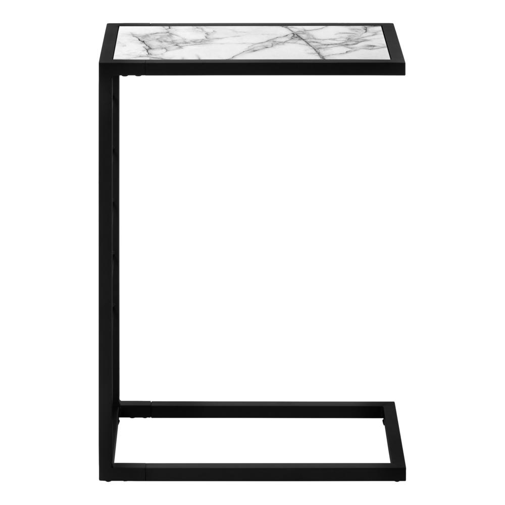 Accent Table, C-shaped, End, Side, Snack, Living Room, Bedroom
