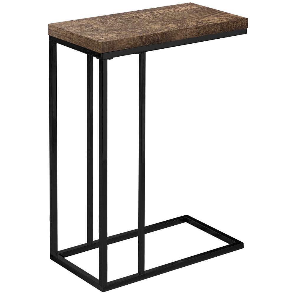 Accent Table, C-shaped, End, Side, Snack, Living Room, Bedroom