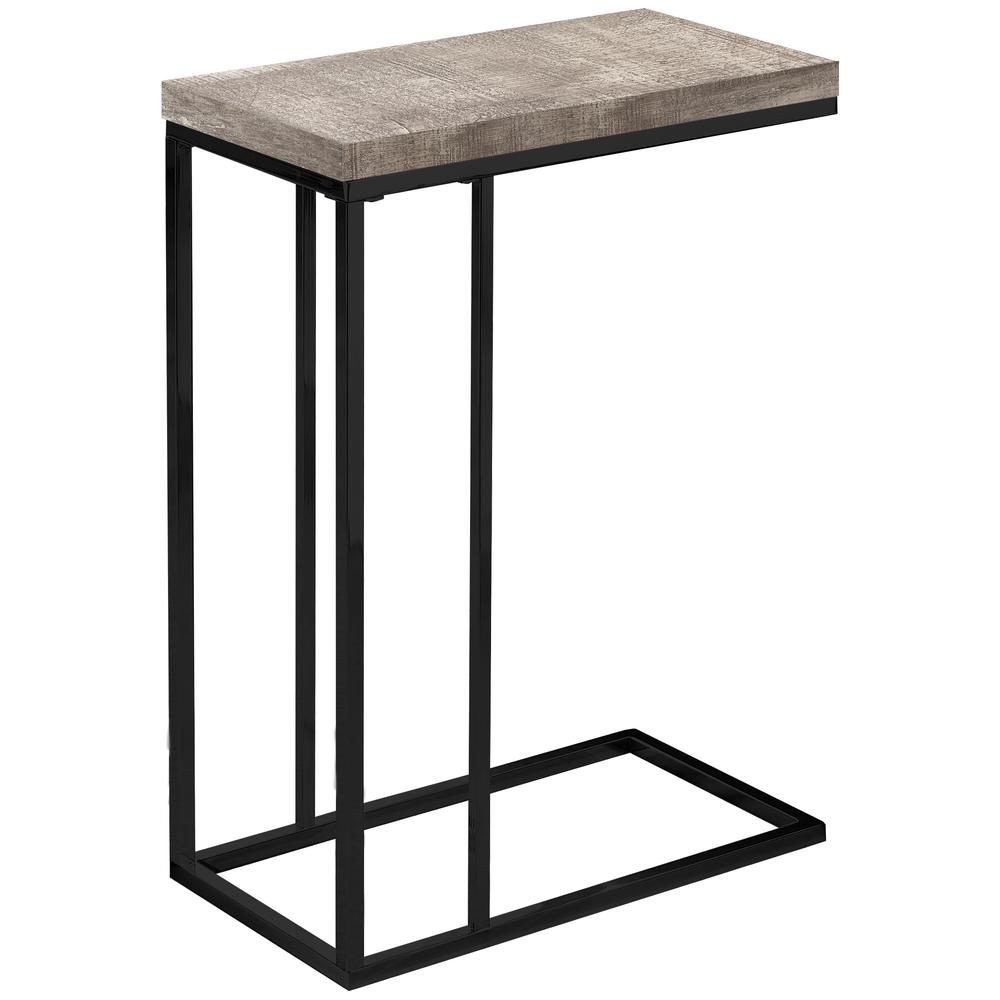 Accent Table, C-shaped, End, Side, Snack, Living Room, Bedroom