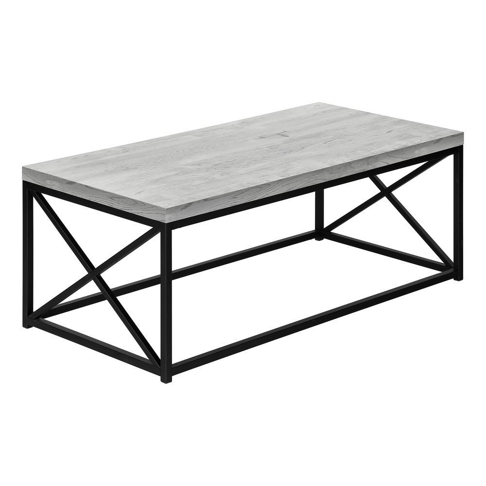 Coffee Table, Accent, Cocktail, Rectangular, Living Room, 44L, Grey Laminate