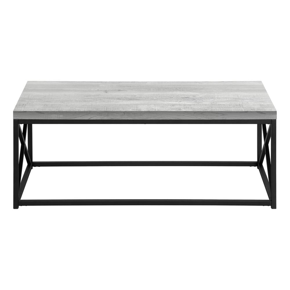 Coffee Table, Accent, Cocktail, Rectangular, Living Room, 44L, Grey Laminate