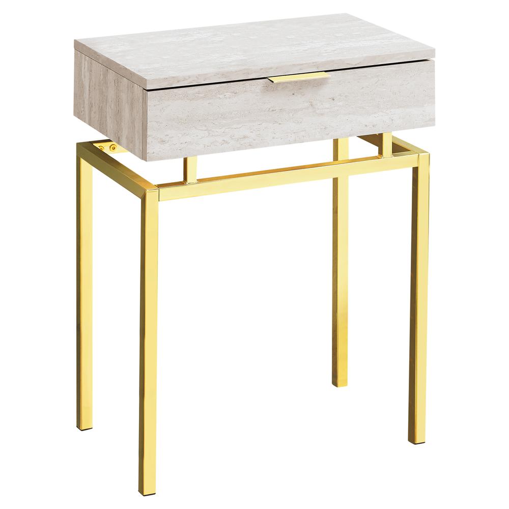 Accent Table, Side, End, Nightstand, Lamp, Storage Drawer, Living Room