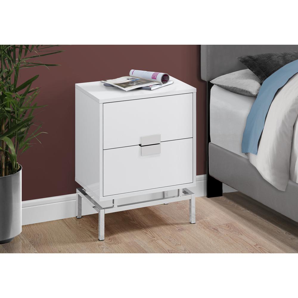 Accent Table, Side, End, Nightstand, Lamp, Storage Drawer, Living Room, Bedroom