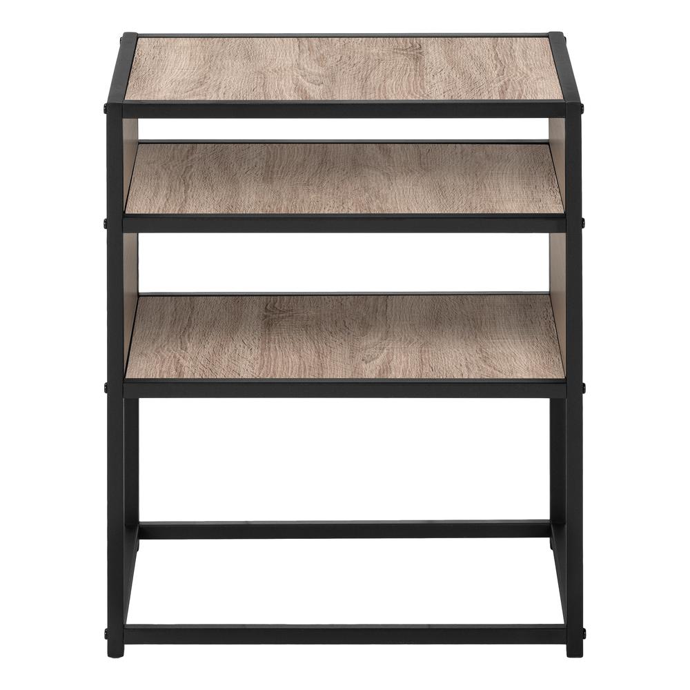 Accent Table, Side, End, Nightstand, Lamp, Living Room, Bedroom, Brown Laminate