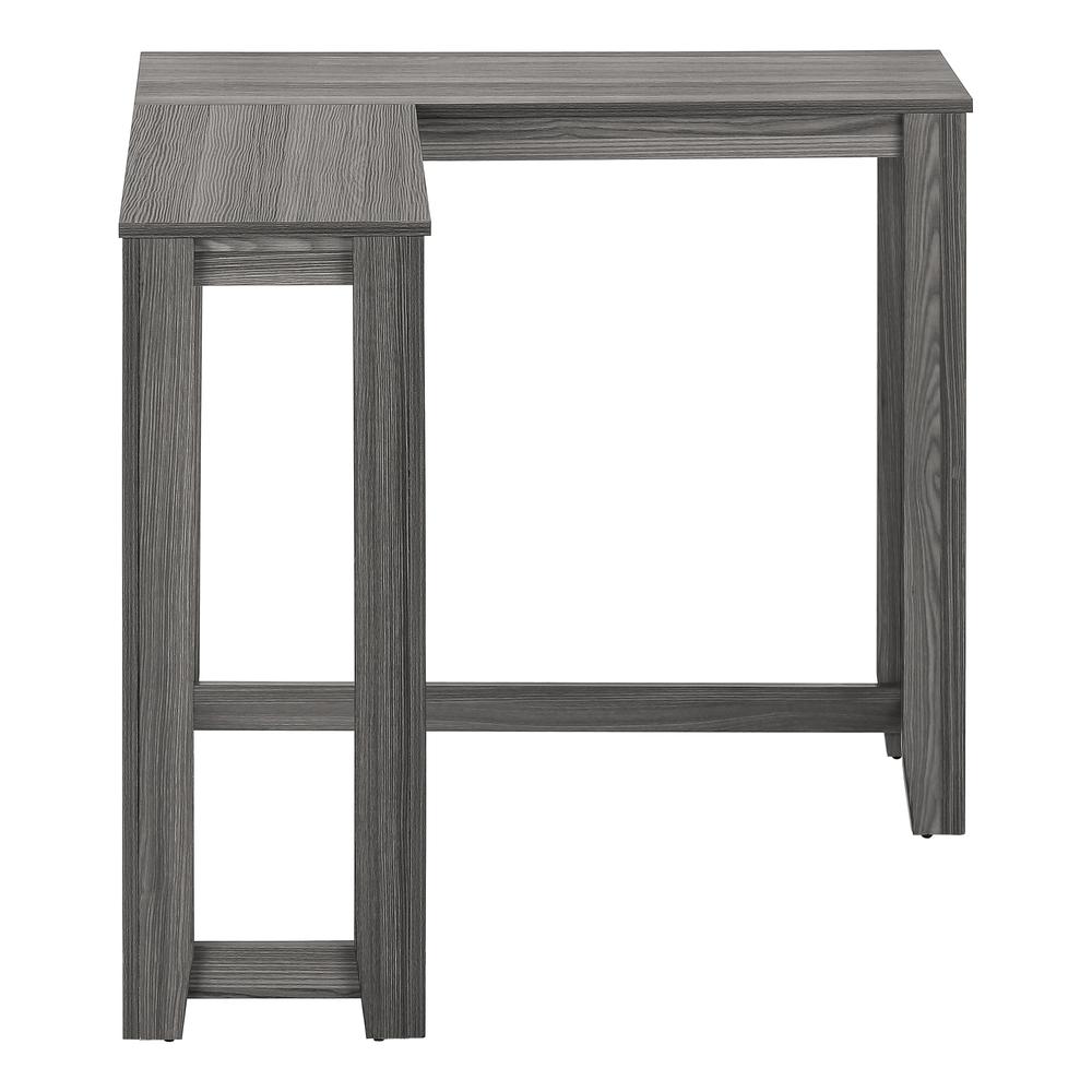 Accent Table, Console, Entryway, Narrow, Corner, Living Room, Bedroom, Grey Lam