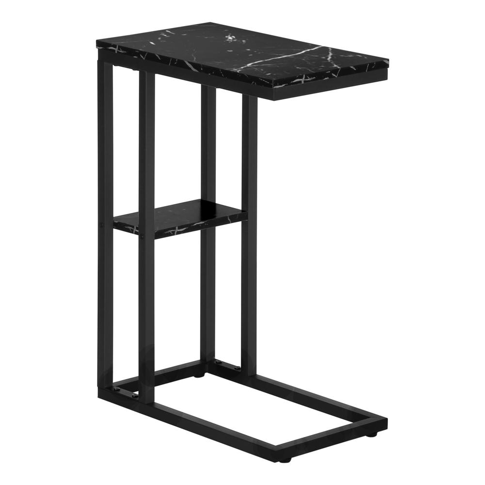 Accent Table, C-shaped, End, Side, Snack, Living Room, Bedroom