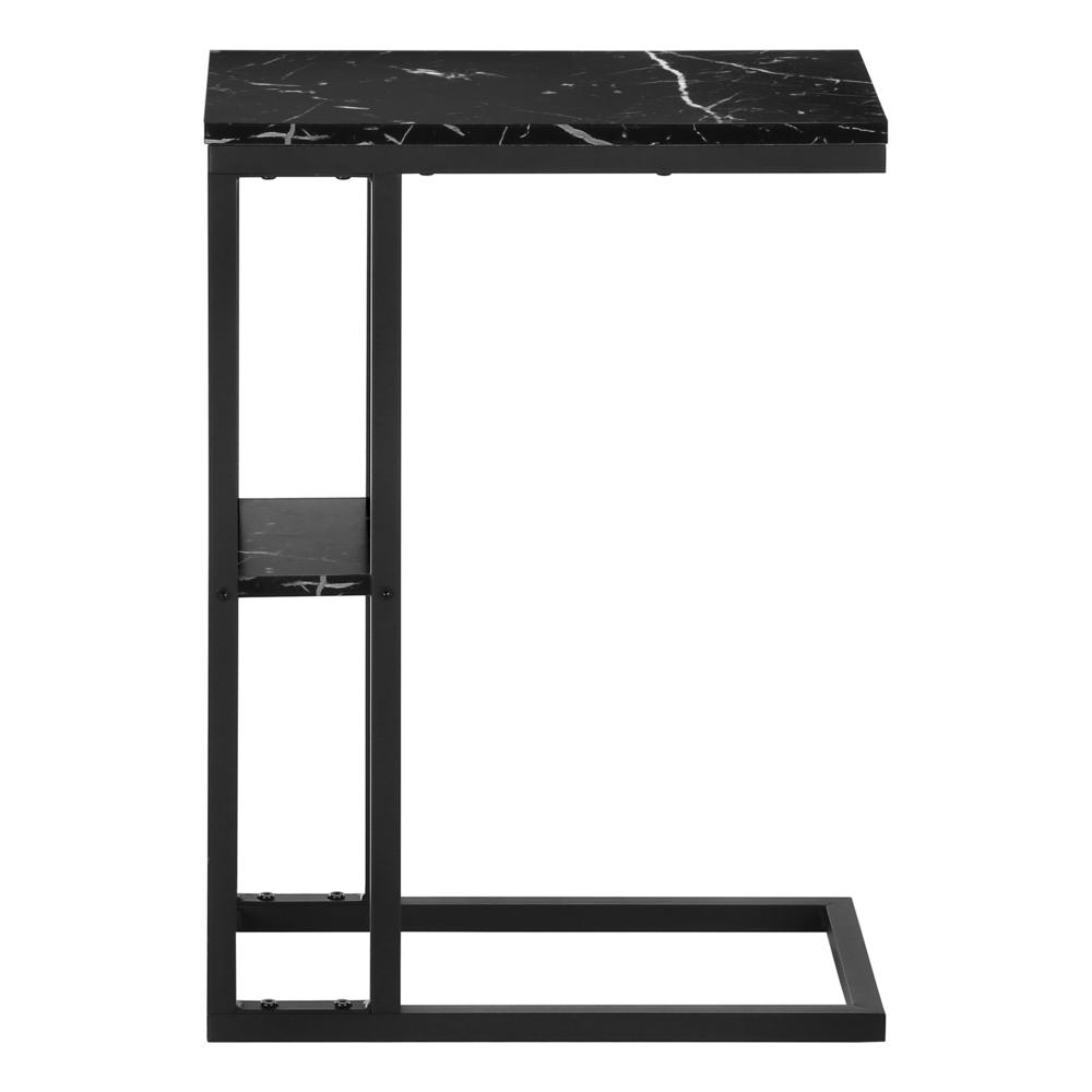 Accent Table, C-shaped, End, Side, Snack, Living Room, Bedroom