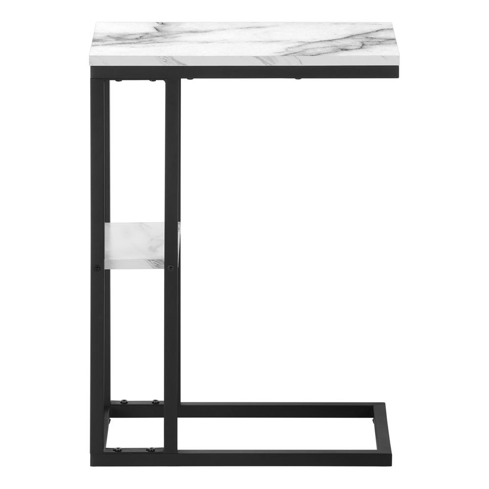 Accent Table, C-shaped, End, Side, Snack, Living Room, Bedroom