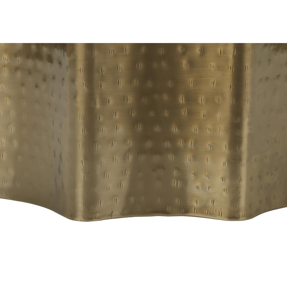 Accent Table, Drum, Side, End, Nightstand, Lamp, Living Room, Bedroom, Gold