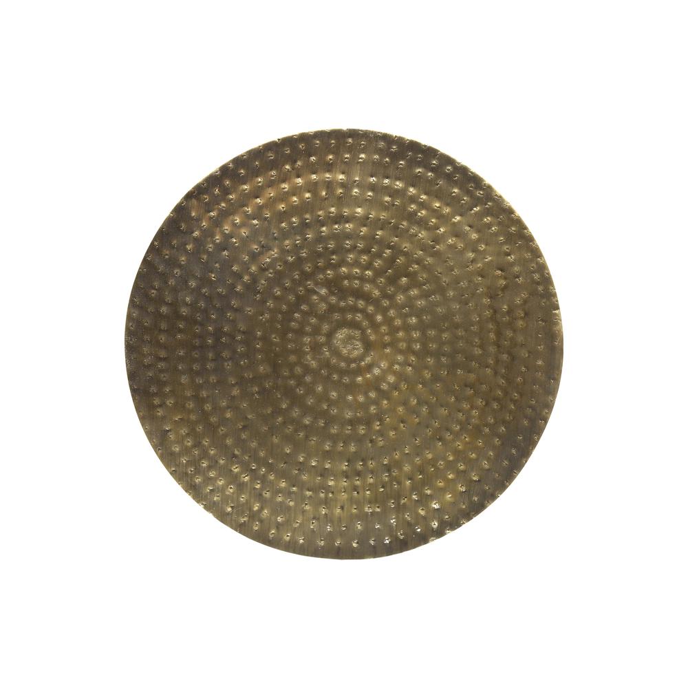 Accent Table, Drum, Side, End, Nightstand, Lamp, Living Room, Bedroom, Gold