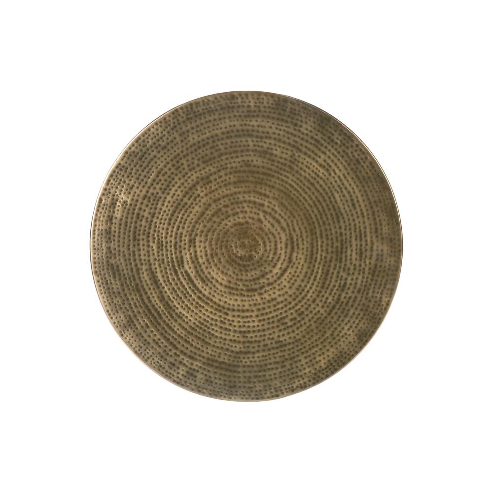 Accent Table, Drum, Side, End, Nightstand, Lamp, Living Room, Bedroom, Gold