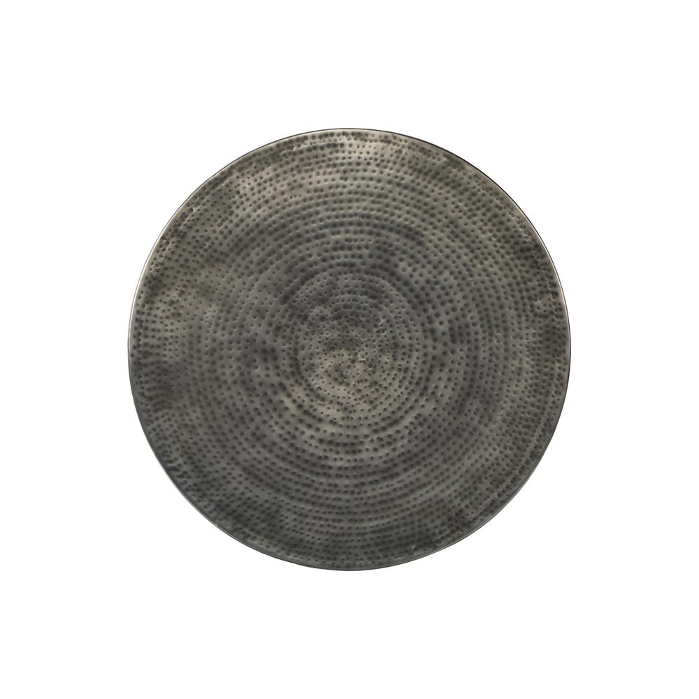 Accent Table, Drum, Side, End, Nightstand, Lamp, Living Room, Bedroom, Grey