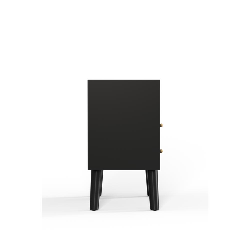 Flynn Large Nightstand, Black