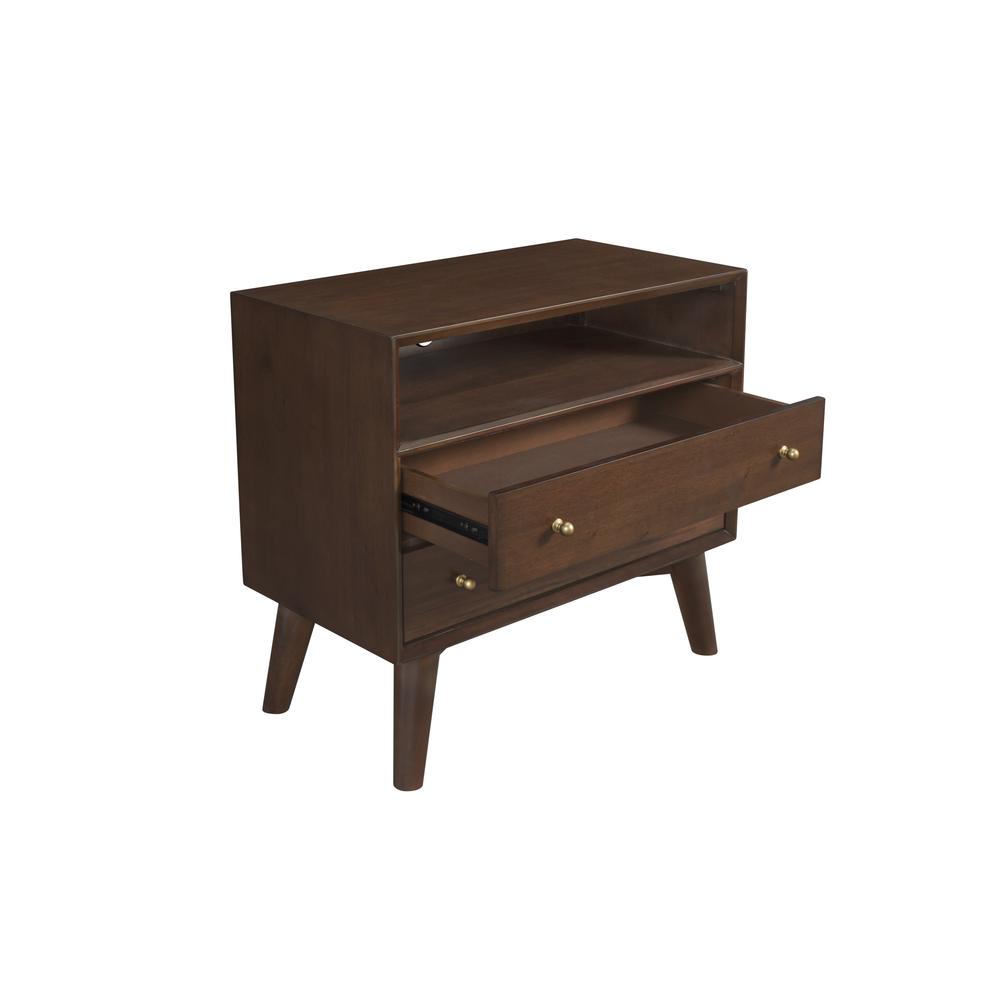 Flynn Large Nightstand, Walnut