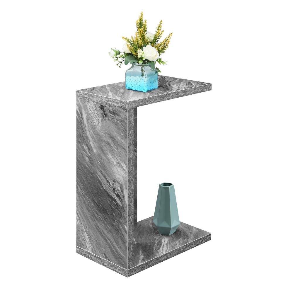 Northfield Admiral C End Table -Gray Faux Marble