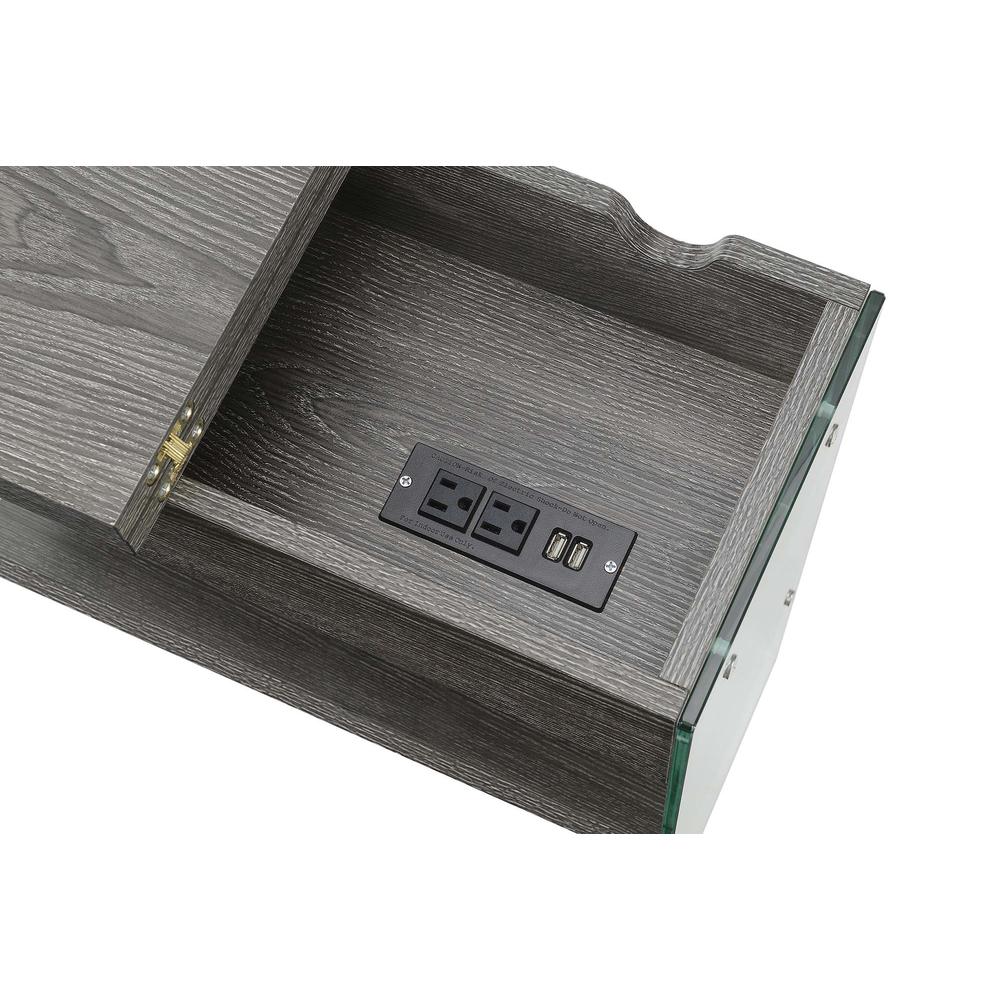 SoHo Electric Flip Top End Table