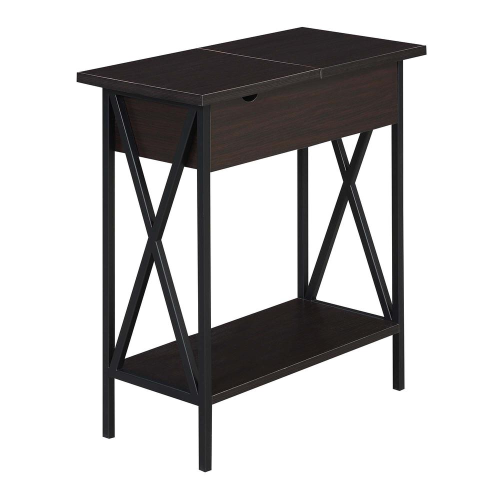 Tucson Flip Top End Table with Charging Station